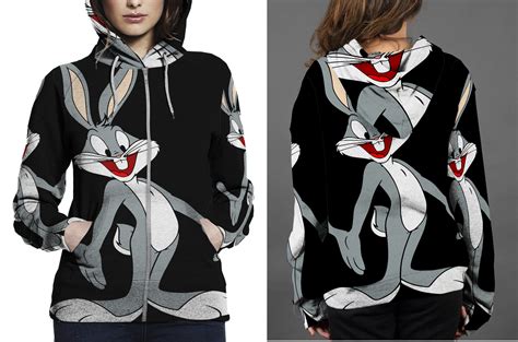 bugs bunny zip up hoodie.